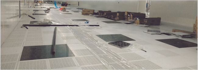 百级无尘车间不锈钢减震工作台